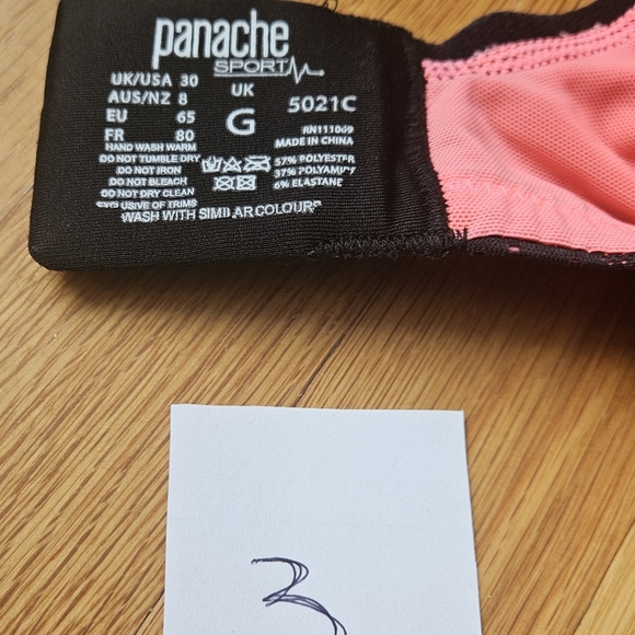 Panache Ultimate High Impact Underwire Sports Bra size 30G - Picture 2 of 3